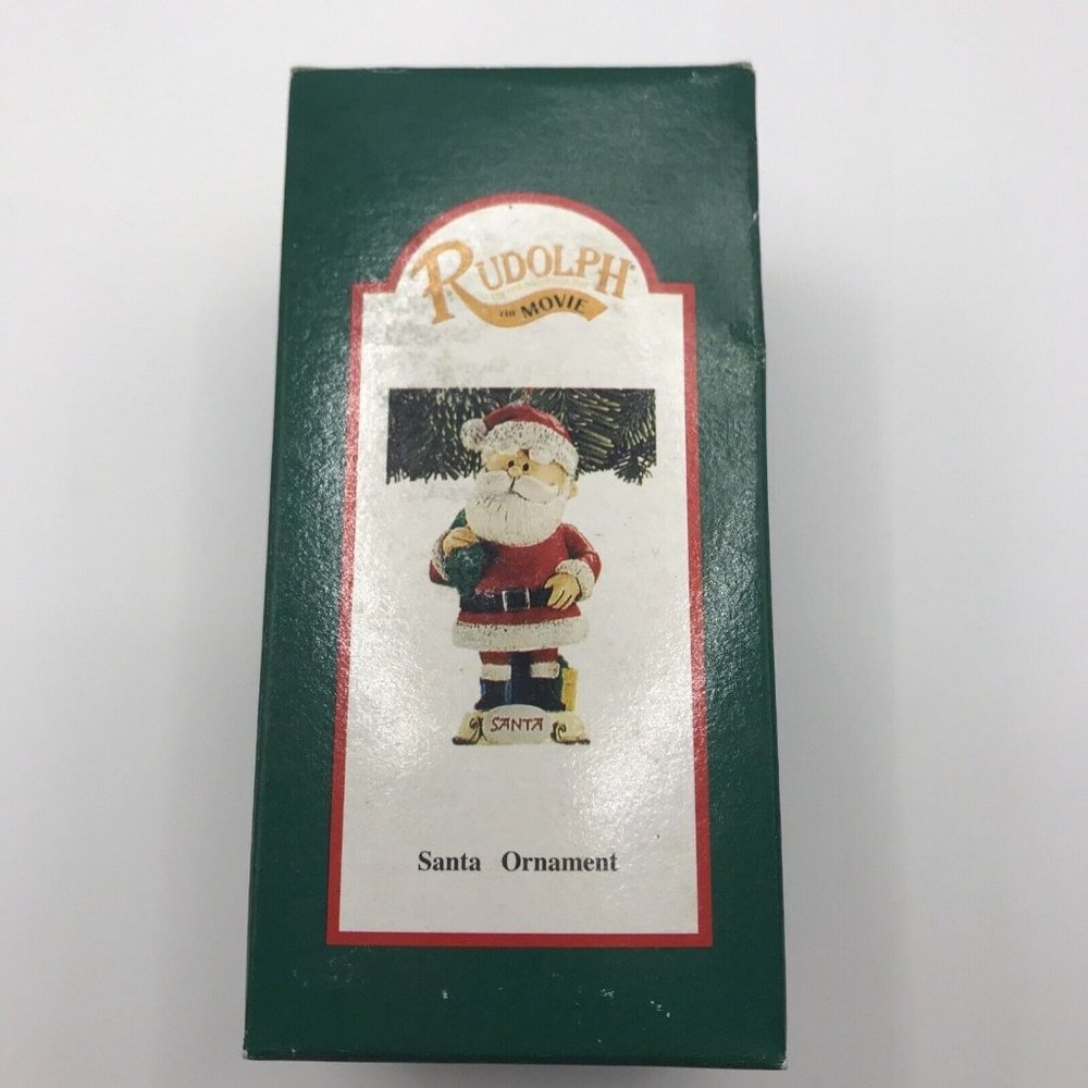 Rudolph The Movie Santa Midwest‎ Ornament 1999 In Box Retired Christmas